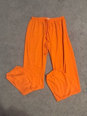 Orange Lightweight Sweatpants